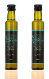 Çebi'Den Naturel Soğuk Sıkım Polifenollü Cam Sızma Zeytinyağı 2x250 ml