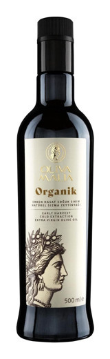 Oliva Malia Organik Soğuk Sıkım Organik Polifenollü Cam Sızma Zeytinyağı 500 ml
