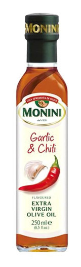 Monini Sarımsak Ve Acıbiberli Cam Zeytinyağı 250 ml