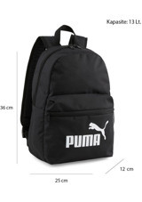 Puma Phase Small 07987901 Siyah Erkek Sırt Çantası