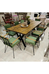Altan Home Dikdörtgen Ahşap 90x180 cm Kahverengi Kamp Masası