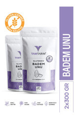 Tam Tarım Glutensiz Badem Unu 2x300 gr