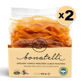 Bonatelli Kırmızı Mercimekli Çubuk Makarna 2x400 gr