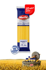 Mutlu Spaghetti Makarna 20x500 gr