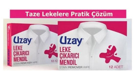 Uzay Leke çıkarıcı Mendil Leke Çıkarıcı 2 x 12 Adet