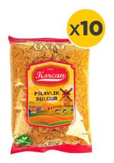 Korcan Pilavlık Bulgur 10x1 kg