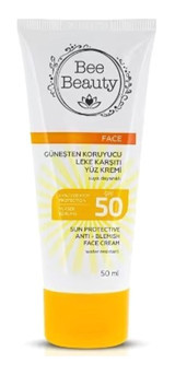 Bee Beauty Renksiz 50 Faktör Tüm Ciltler İçin Leke Karşıtı Nemlendirici Suya Dayanıklı Güneş Kremi 50 ml