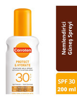 Carroten Renksiz 30 Faktör İçin Nemlendirici Suya Dayanıklı Güneş Kremi 200 ml