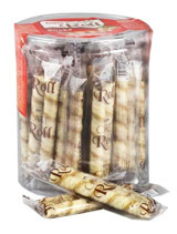 Elvan Caferoll Fındıklı Rulo Gofret 25x10 gr
