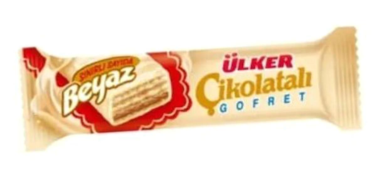 Ülker Beyaz Çikolatalı Gofret 24x35 gr