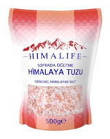 Himalife Sofradan Öğütme Kaya Himalaya Tuz Paket 500 gr
