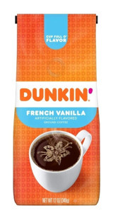 Dunkın Vanilya Aromalı Arabica Öğütülmüş Filtre Kahve 340 gr