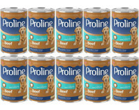 Pro Line Konserve Dana Etli Yaş Köpek Maması 400 gr 10'lu