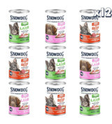 Snow Dog Parça Etli Yaş Köpek Maması 12 x 400 gr 12'li