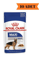 Royal Canin Maxi Kümes Hayvanı Parça Etli Yaş Köpek Maması 140 gr 10'lu