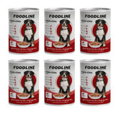 Foodline Biftekli Yaş Köpek Maması 6 x 400 gr 6'lı