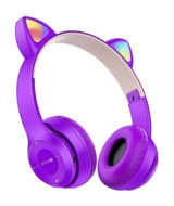 Gnctech P47M Kulak Üstü Kablosuz Bluetooth Kulaklık Mor