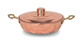 Turna Bakır Emirgan 7598-1 Bakır 16 cm 2 Parça Tava