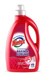Mintax Bakım ve Koruma 49 Yıkama Renkliler İçin Sıvı Deterjan 2.69 lt