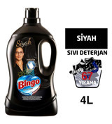 Bingo Keratinli Simsiyah Koruma 67 Yıkama Siyahlar İçin Sıvı Deterjan 4 lt