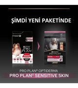 Proplan Sensitive Skin Somonlu Orta Irk Yetişkin Köpek Maması 3 Kg