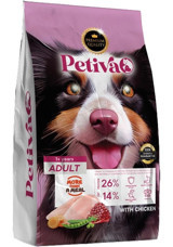 Petiva Tavuklu Tüm Irklar Yetişkin Köpek Maması 15 Kg
