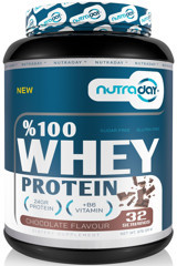 Nutraday Çikolatalı Whey Protein Protein Tozu 976 gr