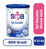 Sma İyi Geceler Laktozlu 2 Numara Devam Sütü 800 gr