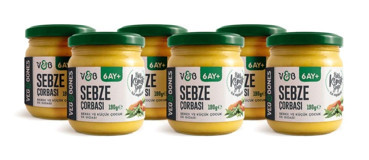 Veg & Bones Laktozlu Glutensiz Sebzeli Bebek Çorbası 6x190 gr