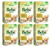 Hünnap Laktozlu Tahıllı Hurmalı Keçiboynuzu Bebek Bisküvisi 6x400 gr