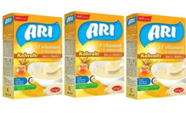 Ari Laktozlu Tahıllı Ballı İrmikli Kaşık Maması 3x250 gr