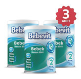 Bebevit Laktozlu Probiyotikli 2 Numara Devam Sütü 3x400 gr