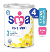 Sma Optipro Laktozlu 3 Numara Devam Sütü 4x800 gr