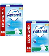 Aptamil Laktozsuz Tahılsız Probiyotikli 3 Numara Devam Sütü 2x900 gr