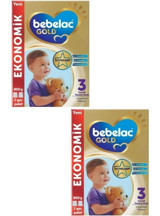 Bebelac Gold Laktozlu Probiyotikli 3 Numara Devam Sütü 2x800 gr