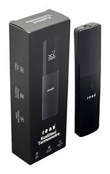 Renz Black Stick Alından Temassız Dijital Tabanca Bebek ve Yetişkin Ateş Ölçer
