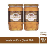 Balparmak Yayla Organik Süzme Çiçek Balı 2x850 gr