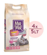 Mırmır Topaklanan İnce Taneli Bentonit Kedi Kumu 5 lt