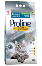 Proline Topaklanan İnce Taneli Aktif Karbonlu Kedi Kumu 20 lt