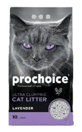Prochoice Lavanta Kokulu Topaklanan İnce Taneli Bentonit Kedi Kumu 10 lt