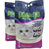 Pee&go Bebek Pudrası Kokulu Topaklanan İnce Taneli Bentonit Kedi Kumu 2x10 lt