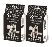 Magicsand Topaklanan İnce Taneli Aktif Karbonlu Bentonit Kedi Kumu 2x10 lt