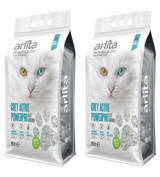 Arlita Topaklanan İnce Taneli Aktif Karbonlu Bentonit Kedi Kumu 2x10 lt