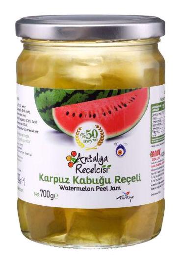 Antalya Reçelcisi Karpuz Kabuğu Reçeli 700 gr