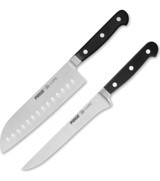 Pirge Classic Santoku Paslanmaz Çelik 2 Parça Şef Bıçağı Seti