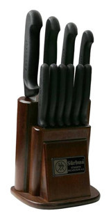Sürbısa 61501 Çelik Standlı 10 Parça Mutfak Bıçağı Seti