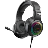 Xaser Gt-Hf2D Oyuncu Kulak Üstü Kablolu Bluetooth Kulaklık Siyah