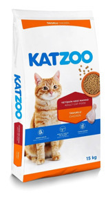 Katzoo Tavuklu Yetişkin Kuru Kedi Maması 15 kg