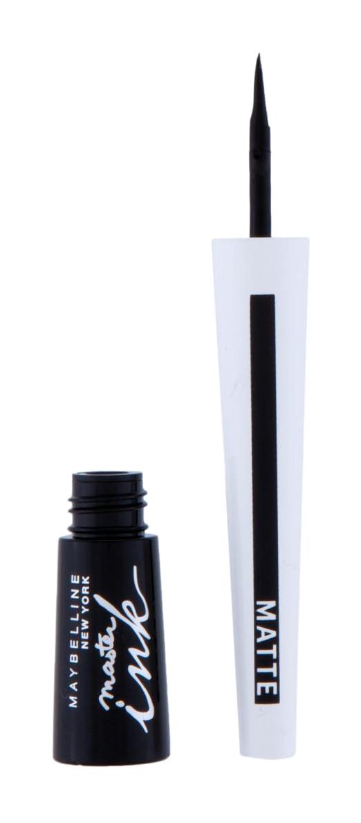 Maybelline New York Mat Pastel Siyah Kalıcı İnce Uçlu Fırça Likit Eyeliner