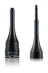 Flormar Vinly Suya Dayanıklı Parlak Pastel Siyah Kalıcı Fırça Jel Eyeliner